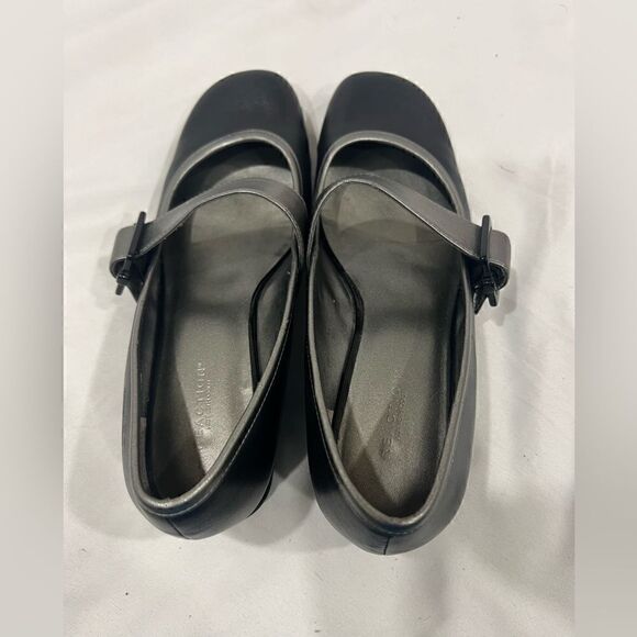 Kenneth Cole Reaction black Very Mary wedges shoessize 8.5 - Picture 3 of 11